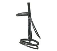 PFIFF Snaffle - Filete de hípica, tamaño Warmblut al, Color Negro