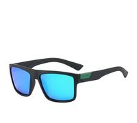 PFINAMC Gafas de sol clásicas de una pieza para hombre y mujer, lentes de sol con montura cuadrada, UV400, 19, lente de talla única