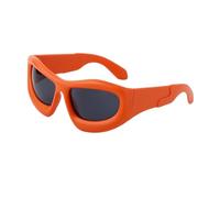 PFINAMC Gafas de sol deportivas Mujeres Hombres Marca Gafas de sol Hombre Retro Gafas de sol Espejo Sombras, C7 Naranja Gris, x