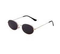PFINAMC Gafas de sol polarizadas para hombre, gafas de sol ovaladas de metal a la moda con montura pequeña, gafas de sol vintage para HOMBRES, C2Gold All Grey, 1