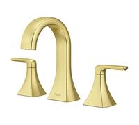 Pfister Bruxie Bathroom Sink Faucet, 8-Inch Widespread, 2-Handle, 3-Hole, Brushed Gold Finish, LF049BIEBG