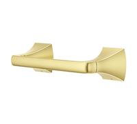 Pfister Bruxie BPHBIE0BG - Portarrollos de Papel higiénico, Montaje en Pared, atornillado, Acabado Dorado Cepillado