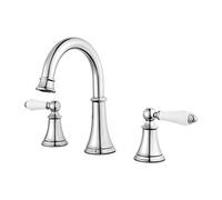 Pfister Courant Bathroom Sink Faucet, 8-Inch Widespread, 2-Handle, 3-Hole, Polished Chrome Finish, LF049COPC