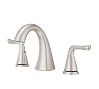 Pfister LF049MALGS Willa - Grifo de baño (2 asas, 20,3 cm, níquel cepillado)