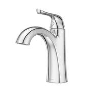 Pfister Willa LF042MALCC - Grifo para lavabo de baño, control único, 1 mango, un solo agujero, acabado cromado pulido