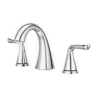 Pfister Willa LF049MALCC - Grifo para lavabo de baño, 20.3 cm, 2 asas, 3 agujeros, acabado cromado pulido