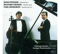 Pfitzner/Hindemith/Henkel/Plud - Sonatas