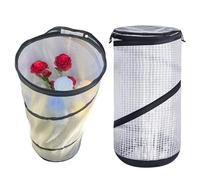 Pflanzenschutzhaube Winter | 2er Set Runde Frostabdeckung Gegen Kälte Schnee Regen, Wiederverwendbarer Wetterschutz Für Blumen Pflanzen | Für Hof Garten Beet Farm Winterterrasse Balkon Outdoor