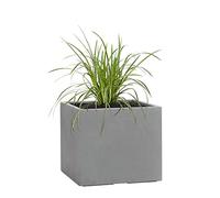 Pflanzwerk® Maceta Cube Gris 46x55x55cm *Resistente a Las heladas* *Protección UV* *Calidad Europeo*