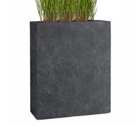 Pflanzwerk® Maceta Divider Lava Antracita 72x60x25cm *Resistente a Las heladas* *Protección UV* *Calidad Europeo*