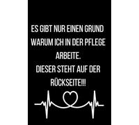 Pflege Notizbuch mit einem lustigen Spruch auf dem Cover. Ich hasse Menschen aber dafür arbeite ich ja in der Pflege. DIN A5
