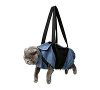 Pflegetasche für Katzen - TransportbehälterAtmungsaktiv Verstellbar Kratzschutz Komforttasche - Pflegetragetasche | für die Schulter, zu Hause, im Bad