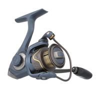 Pflueger President - Carrete de Pesca Giratorio, tamaño 25, Sistema de rodamiento de 10 Bolas de Acero Inoxidable, Arrastre Frontal de Fieltro de Aceite Sellado, construcción Ligera de Grafito