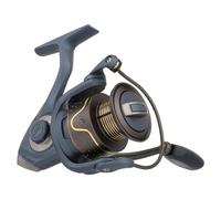 Pflueger President - Carrete de Pesca Giratorio, tamaño 35, Sistema de rodamiento de 10 Bolas de Acero Inoxidable, Arrastre Frontal de Fieltro de Aceite Sellado, construcción Ligera de Grafito