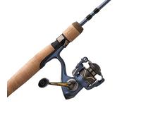 Pflueger President - Combo de Carrete Giratorio y caña de Pescar de 4 pies 8 Pulgadas, Ultraligero, Varilla de Grafito de 2 Piezas, Carrete tamaño 20, Carrete de Aluminio