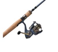 Pflueger President - Combo de Carrete Giratorio y caña de Pescar de 6'22.9 cm, luz Media, Varilla de Grafito de 2 Piezas, Carrete tamaño 30, Carrete de Aluminio