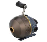 Pflueger President Spincast Carrete de Pesca, tamaño 10, posición de Mango Derecha/Izquierda, Carrete de Aluminio, Sistema de Arrastre de Esfera