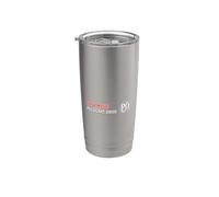 Pflugart Drive Logo Bandlogo, tamaño pequeño Vaso térmico de acero inoxidable de doble pared