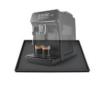 PFLYPF 1 Alfombrilla para cafetera, Alfombrilla Antideslizante para batidora, Alfombrilla para procesadores de Alimentos, Protectores de Mesa, Herramientas de Barista, Adecuada para Cocina (Negro)