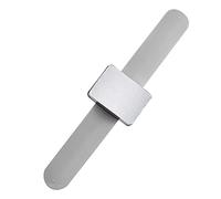 PFLYPF Pulsera Magnética de Silicona 1pc Correa Magnética Cuadrada, Correa de Pasador Portátil, Correa Magnética para Bricolaje, Costura, Peinado. (Color plata)