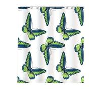 PFNHUIBDZ 1 Cortina de Ducha con Estampado Floral, decoración baño, Tela Impermeable, Alfombrilla, Accesorios for el hogar(180x180cm)