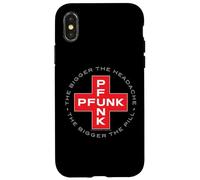 PFUNK Cuanto más grande es el dolor de cabeza, más grande es la píldora Carcasa para iPhone X/XS