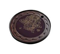 PFXNGMS Bandeja de té Bandeja de té Juego de té para el hogar Bandeja de té Mar de té Redonda Almacenamiento y Drenaje de Agua Pequeña Bandeja de Mesa de té de infusión en seco Decoración