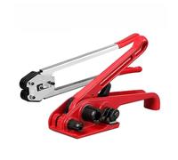 PFXNGMS Máquina flejadora Manual de Correas de Acero y plástico/Atadora de Correas de plástico doméstica/Dispositivo de Ajuste de Embalaje/Alicates de Embalaje para Bricolaje (Paquete de 4)