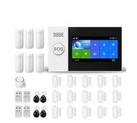 PG-107 Casa inalámbrica de tuya Wifi gsm Seguridad del hogar con sistema de alarma antirrobo del sensor de detector de movimiento Aplicación Control de la voz de soporte ,Sistema De AutomatizacióN Del