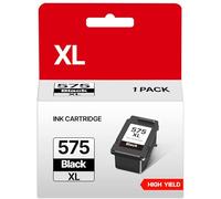 PG-575XL 575 XL Cartuchos de Tinta Negra de Repuesto para Canon 575 XL PG-575XL Negro para PIXMA TS3550i TS3551i TS3750i TR4750i TR4751i TS3752i (1 Negro)