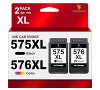 PG-575XL CL-576XL Cartuchos Compatible para Canon 575 576 XL Cartuchos