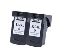 PG512 CL513 for Canon 512XL 513XL Cartucho de Tinta PG-512 Pixma MP230 MP250 MP240 MP270 MP480 MX350 IP2700 Impresora(2 BK)