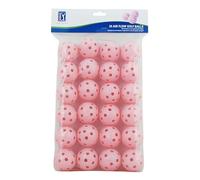 PGA Tour Air Flow Übungs Golfball Set de 24 Bolas para práctica de Golf de Flujo de Aire, Unisex, Rosa