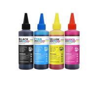 PGI-1100 Refillable Ink Cartridge with Auto Reset Chip + Dye For C-ANN M-XIFY MB2010 2110 2710 Printer(4Colors 100ml Ink)