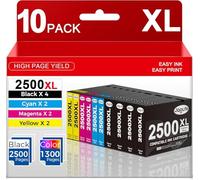 PGI 2500XL Cartuchos de Tinta Compatible para Canon PGI-2500 XL, 10 Pack | 10 cartuchos de tinta compatibles con Canon Maxify MB5150 MB5050 MB5450 MB5155 MB5350 MB5000 MB5100 MB5300 MB5455 iB4050