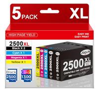 PGI 2500XL Cartuchos de Tinta Compatible para Canon PGI-2500XL PGI 2500 | 2500XL Cartuchos de Tinta Compatible para Canon Maxify MB5150 MB5155 MB5300 MB5350 MB5450 MB5050 MB5100 MB5455 iB4000 iB4050