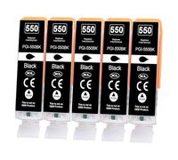 PGI-550 XL PGBK Cartuchos Compatibles con Canon PGI-550XL PGBK Negro | Compatibles con Canon MX925 cartuchos para Pixma IP7250 IP7200 IX6850 MX925 MX725 MG5550 MG5650 MG7550 IP8750