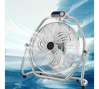 PGKTKCWH Ventiladores de Piso industriales de Metal Resistente de Alta Velocidad con Cabezal sacudible, Ventilador de Pared de Garaje, Ventilador de Tambor Industrial para Uso doméstico, co