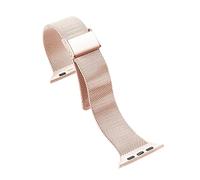 PGLVLZFGFN Mujer Milanese pulsera compatible for iWatch 38mm 40mm 42mm compatible for la serie de relojes de Apple 5 44mm correa pequeña cintura slimm pulsera accesorios Correa de reloj(Rose Gold,44mm