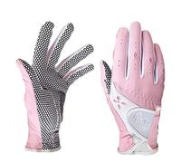 PGM - Guantes de Golf para Mujer, con Sistema de Agarre Mejorado, Guantes cómodos Que Dejan Circular el Aire, Color Rosa, Talla M