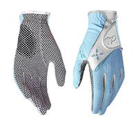 PGM - Guantes de Golf para Mujer, Sistema de Agarre Mejorado, Fresco y cómodo (Azul, Talla 21, XL)