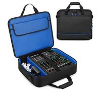 PGmoon Bolsa de viaje para mezclador compatible con Mackie ProFX12v3/ProFX10v3, funda de transporte para mezclador de audio con múltiples bolsillos para micrófonos, cables y más equipos (diseño
