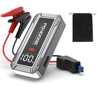 PGNOOGE 6000A 26800mAh Arrancador De Baterias De Coche (hasta All Gasolina/10 L Diesel), 12V Arrancador De Coches Portatil con BotóN De Arranque Forzado Y Salida USB, Gran Pantalla LCD