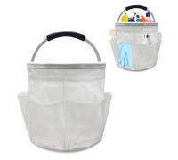 PGPBVLVGHM Bolsa de Limpieza con asa, Plegable, for jardín, Herramientas pequeñas, multibolsillo, Universal for Manualidades.(Transparent)
