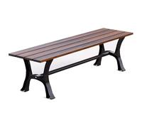 PGPGP All-Weather Outdoor Garden Bench for 2-Person Seating - 47-59 Inch Patio Furniture for Porch, Backyard, and Deck(120cm)