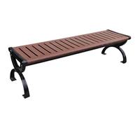 PGPGP Outdoor Sturdy Backless Garden Bench 47-59in for Patio, Lawn, Poolside, and Park Seating(120cm)