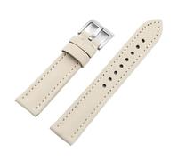 Pgqjfks Correa de reloj Correa de tela de lona 18/19/20/21/22/23/24mm para hombres y mujeres Correa impermeable, Beige, 19mm