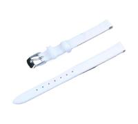 Pgqjfks Correa de reloj de cuero 8/10/12/14/16/18/20/22mm Accesorio de banda de reloj suave, Blanco, 22mm