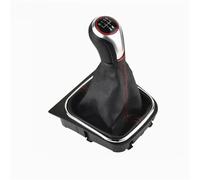PGQSQVTXF Funda Pomo Cambios Marcha para Ibiza 6J para Seat para Leon MK1 Pomo De La Palanca De Cambios 5 6 Velocidades Mango Bola Bota Tapa Gaitor Palanca Velocidad(Matte 5 Gear-Boot)