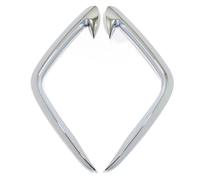 PGQSQVTXF Para Hyundai Para Tucson NX4 2021 2022 2023 Cubierta De Luz Antiniebla Delantera De Coche Embellecedor Decoración De Coche Accesorios De Estilo (Plata)